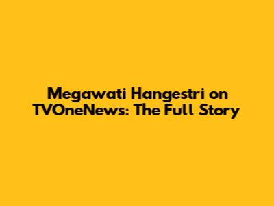 Megawati Hangestri on TVOneNews: The Full Story
