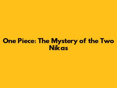 One Piece: The Mystery of the Two Nikas