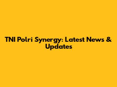 TNI Polri Synergy: Latest News & Updates