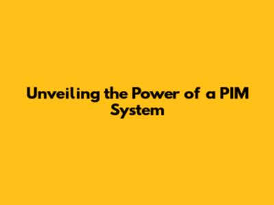 Unveiling the Power of a PIM System