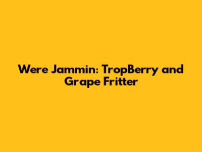 We're Jammin': TropBerry and Grape Fritter