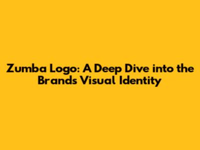 Zumba Logo: A Deep Dive into the Brand's Visual Identity